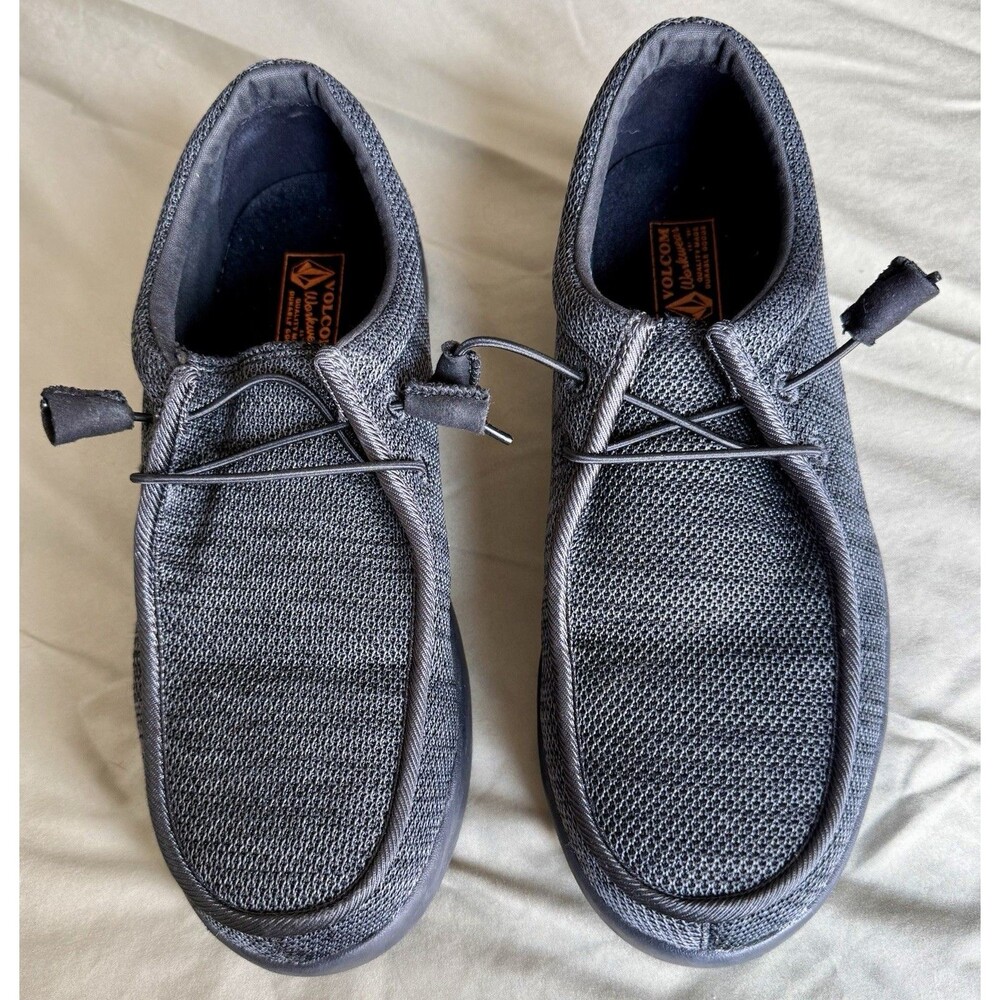 Volcom Women’s Composite Moc Toe Slip-On EH Chill Series Black Safety Work Shoe